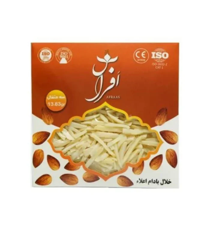 خلال بادام 10 گرم خلال بادام 10 گرم
